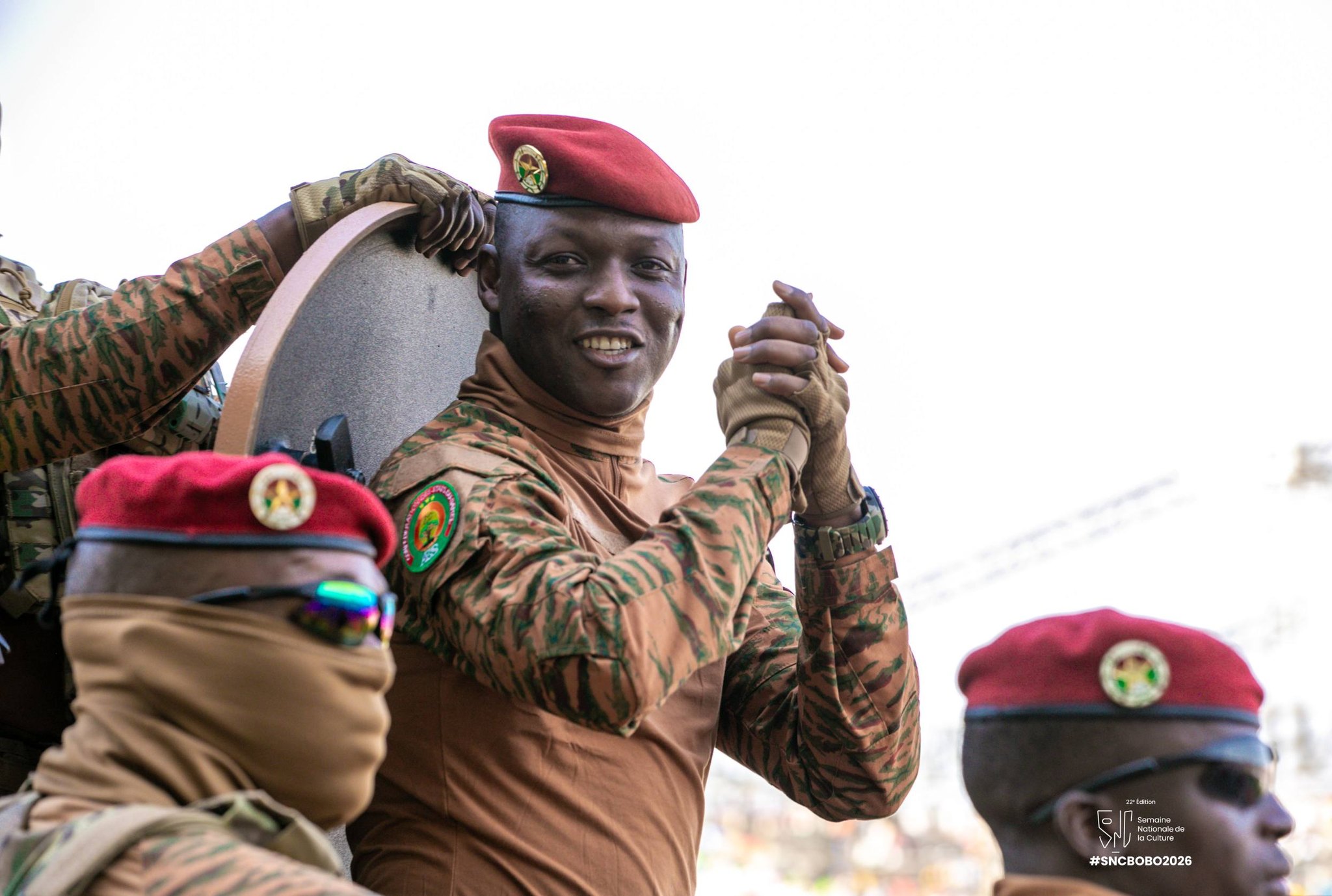 Le Président du Faso, Chef de l'Etat, Son Excellence le Capitaine Ibrahim TRAORE à la Cérémonie officielle d'ouverture de la 22è édition de la Semaine nationale de la Culture, SNC Bobo 2026