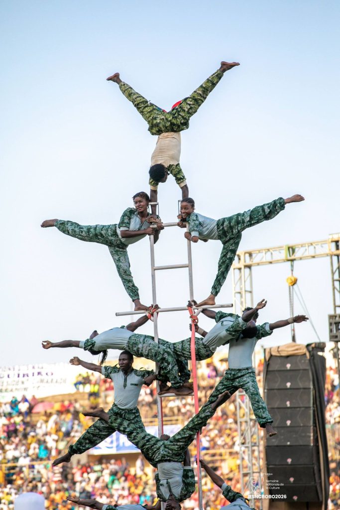 une image du spectacle d'ouverture de la 22è édition de la Semaine nationale de la Culture