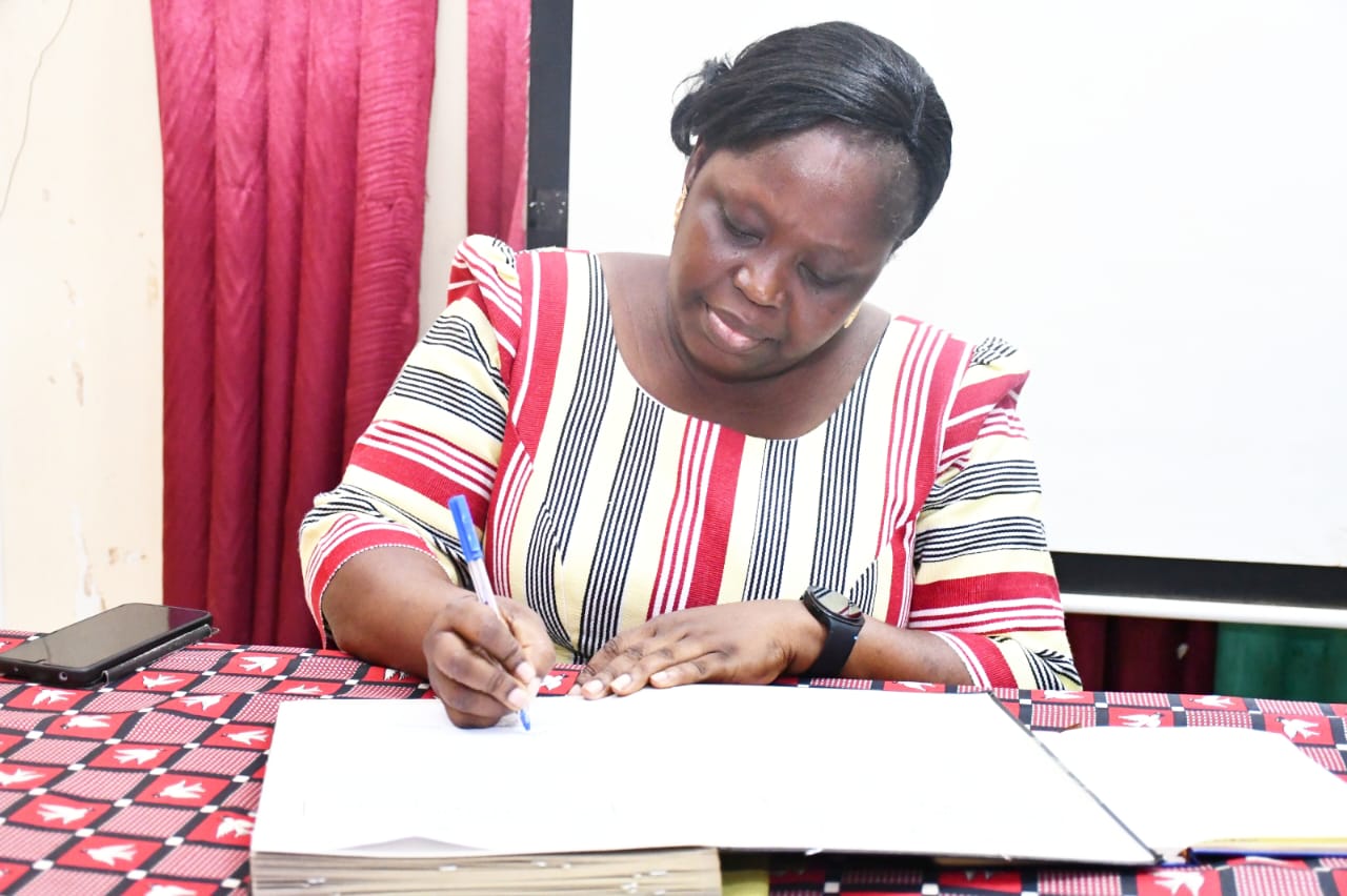 Camarade Bernadette ADENYO/SERME, Gouverneur par intérim entrant de la région des Koulsé
