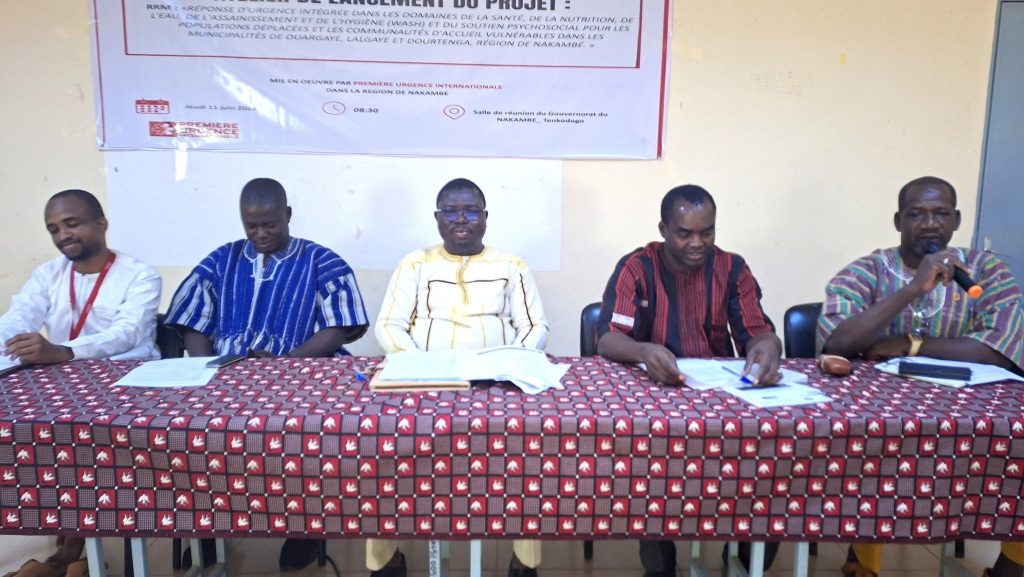 Atelier de lancement du projet de PUI au Gouvernorat du Nakambé.