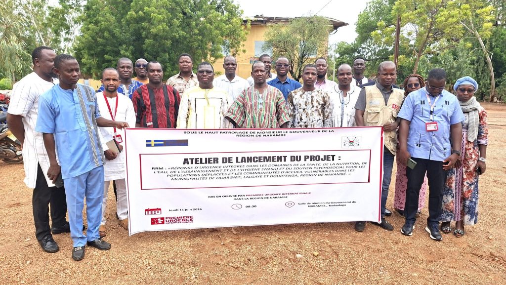 Photo de famille de l’atelier de lancement du projet de PUI.