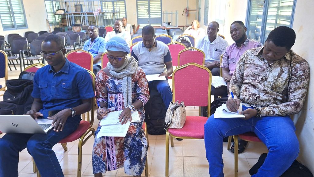 Participants à l’atelier de lancement du projet humanitaire à Tenkodogo.