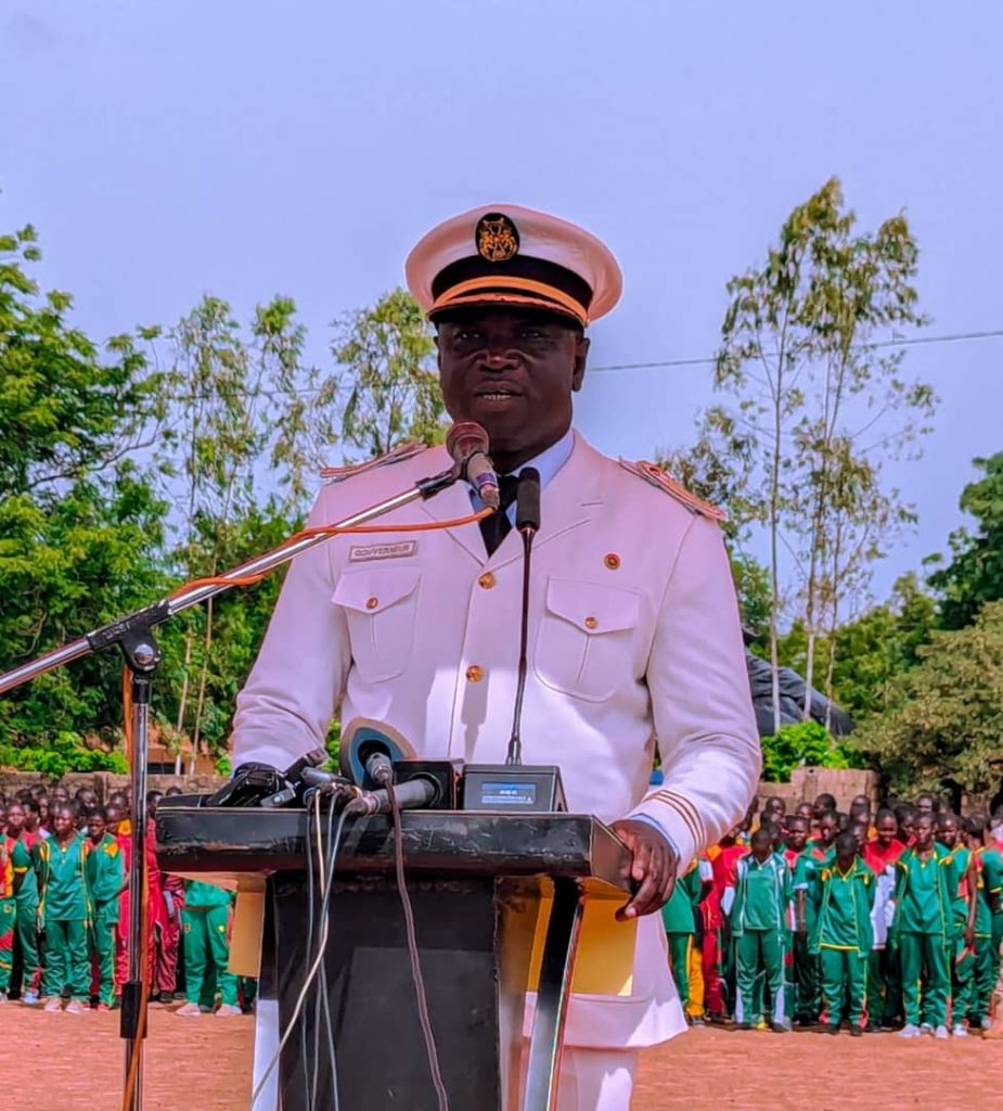 Allocution de bienvenue du Gouverneur de la région du Nakambé.