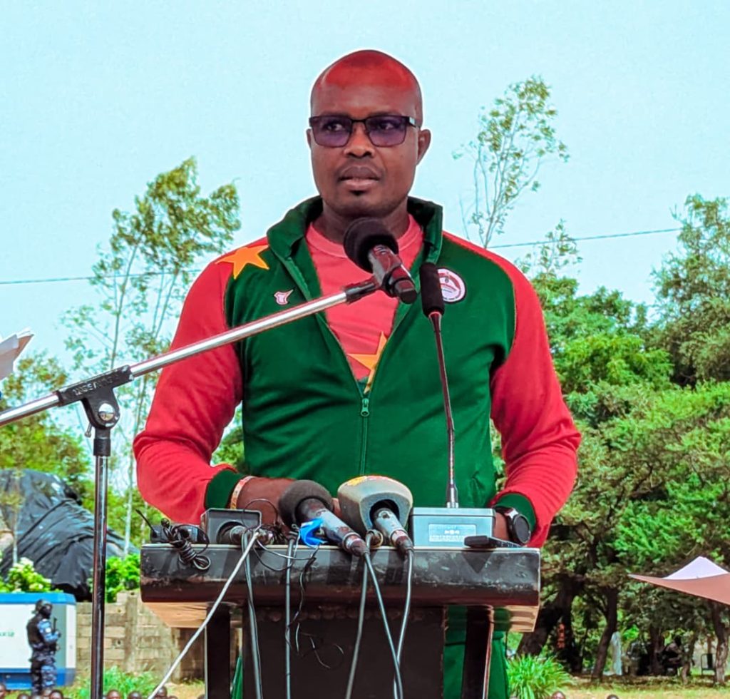 Le Premier ministre prononce son discours lors du lancement officiel de l'IPO 2026 à Koupéla.