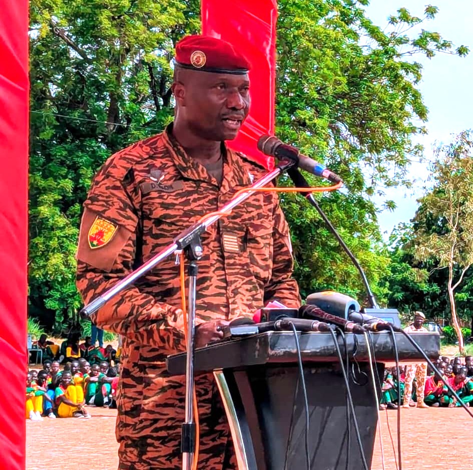 Le Camarade colonel Daba NAON à l'immersion patriotique obligatoire 2026