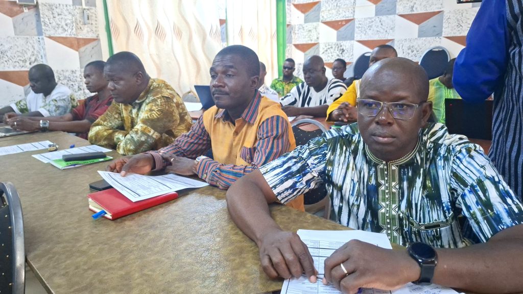 Acteurs frontaliers participant aux travaux à Tenkodogo.